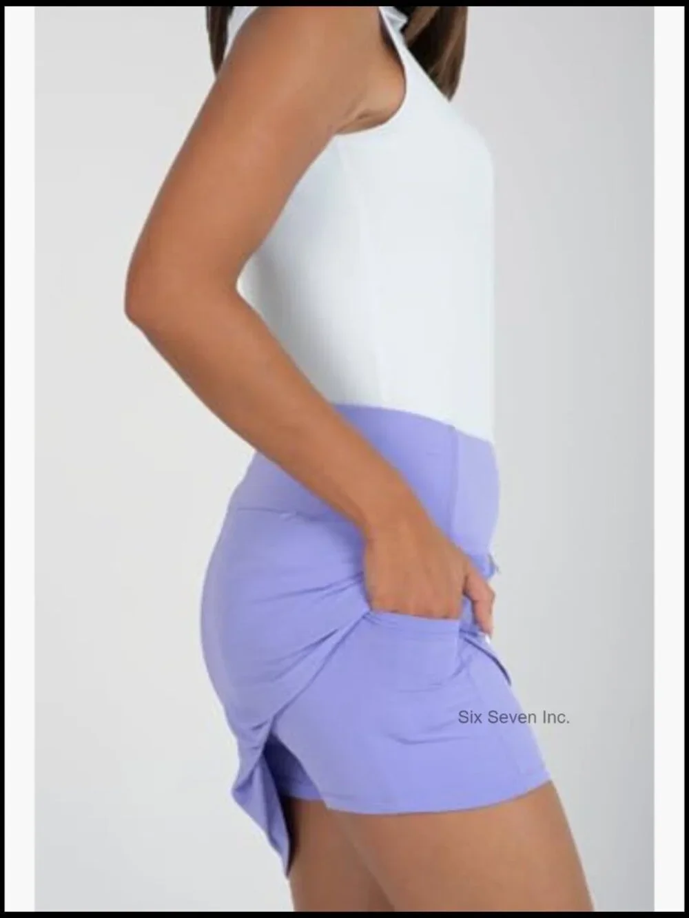 UPF 50+ Icefil Cooling Tech Straight Skort Pull On Active Skort